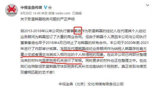 明星网红税务问题有哪些